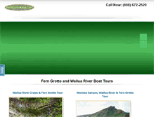 Tablet Screenshot of ferngrottokauai.com